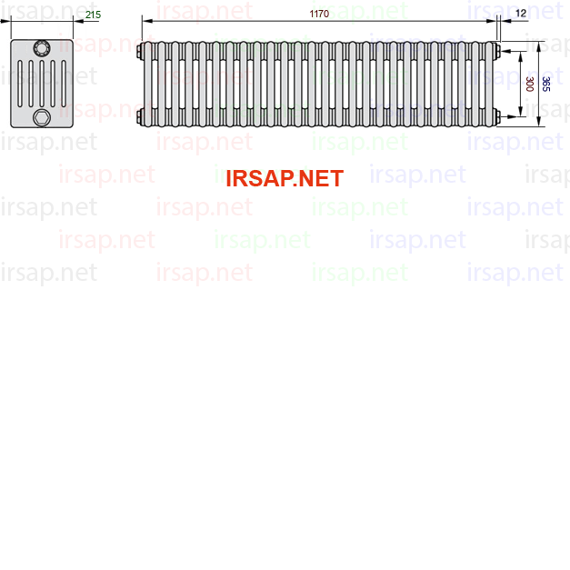 Радиатор IRSAP Tesi 60365/26 T30 CL 01